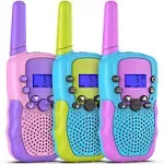 Selieve Outdoor Toys for Kids Ages 4-8, Walkie Talkies for Children Long Distance 22 Channels 2 Way Radio Interactive Toys Birthday Gifts for 3-12 for Girls and Boys