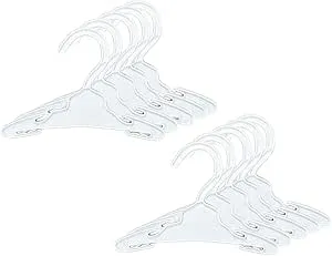 Sophia’s 7 1/2" White Plastic Hangers 10 Pack Set for 18" Dolls