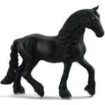 Schleich - Horse Club: Frisian Mare Animal Toy Figurine Educational Playset, 1 Pc