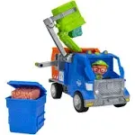 Recycling Truck - Includes Character Figure, Working Lever, 2 Trash Cubes, 2 ...