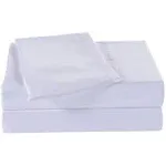 Twin Size Flat Sheet Single - 300 Thread Count 100% Egyptian Cotton Quality -...