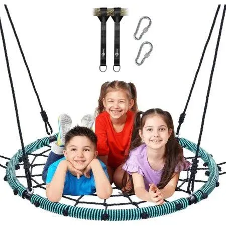 Trekassy 750lbs 40" Spider Web Saucer Tree Swing