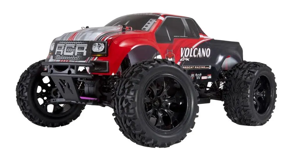 Redcat Racing Volcano EPX 4WD Monster Truck - Escala 1/10 - RTR - Rojo