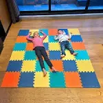 Miotetto Soft Non-Toxic Foam Baby Play Mat | Toddler Playmat | Colorful Jigsaw Puzzle Play Mat | 36 Squares Foam Floor Mats for Kids & Babies | EVA