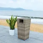 Safavieh Mazeli Trash Bin - Grey