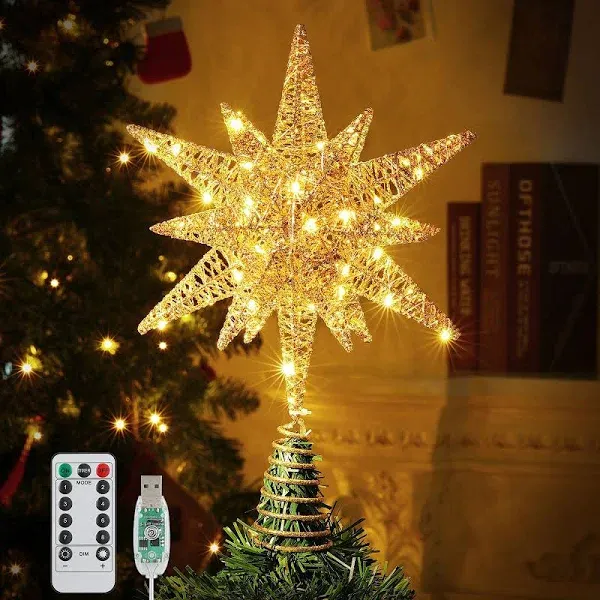 Christmas Tree Topper with LED