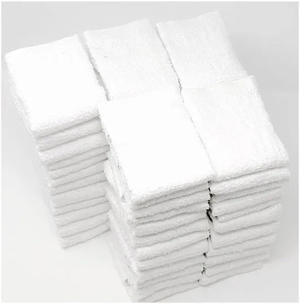 Amazon Basics Cotton Washcloths