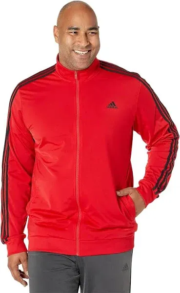 adidas Men's Essentials Warm-Up 3-Stripes Track Top