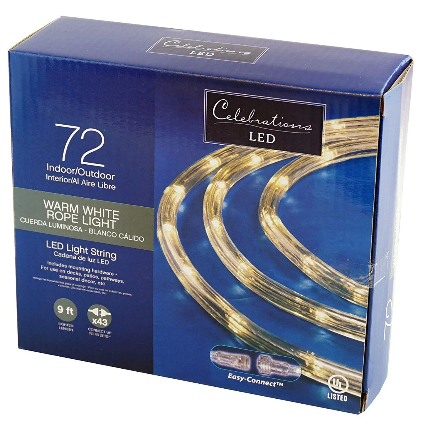 Celebrations - 2T41A912 - LED Warm White Rope Light Set