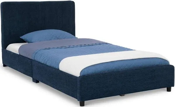 Upholstered Twin Bed with Headboard