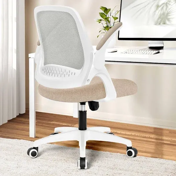 NEO Chair Adjustable Office Chair Flip-Up Padded Armrest Ergonomic Back Support