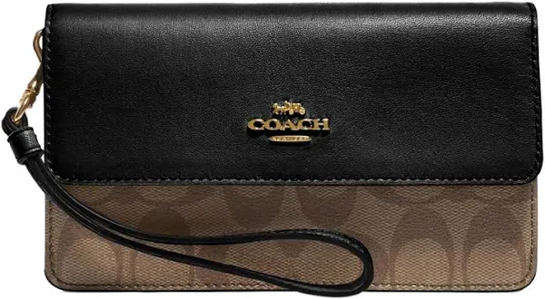 COACH Women’s Foldover Wristlet