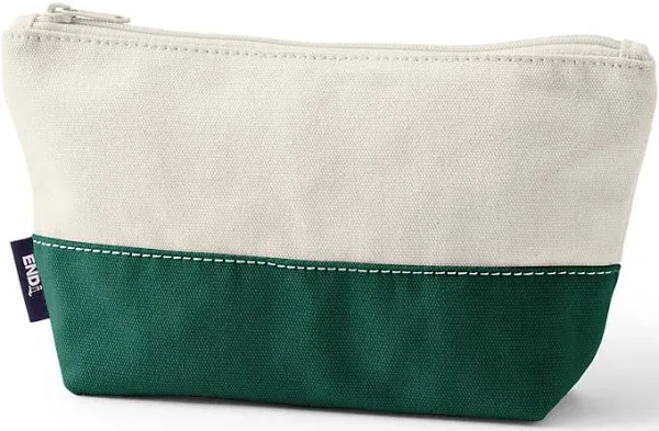 Lands' End Zipper Canvas Pouch