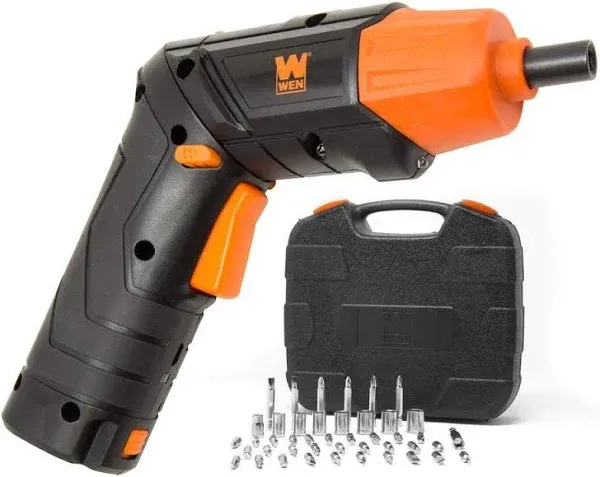 WEN 4V Max Lithium Ion Rechargeable Cordless Electric Screwdriver