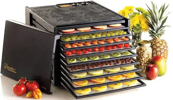 Excalibur Clear Door Food Dehydrator 9 Tray with Timer 3926TCDB