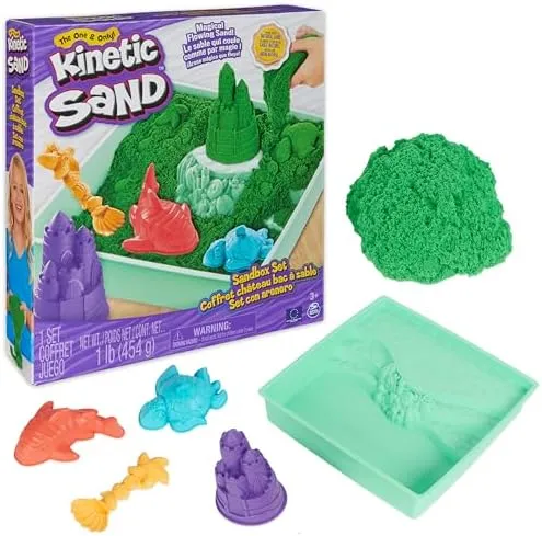 SPNM6067800/20<wbr/>146487 KINETIC SAND SANDBOX SET GREEN