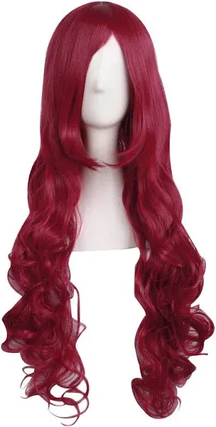 MapofBeauty 32" 80cm Long Hair Spiral Curly Cosplay Costume Wig