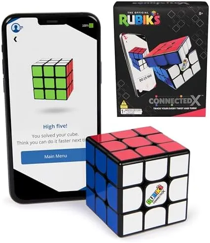 Rubik&#039;s Cube ConnectedX, Bluetooth Enabled 3x3 Classic Cube, Problem-Solvin<wbr/>g ...