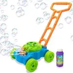 ArtCreativity Bubble Lawn Mower Bubble Blowing Push Toys for Kids Age