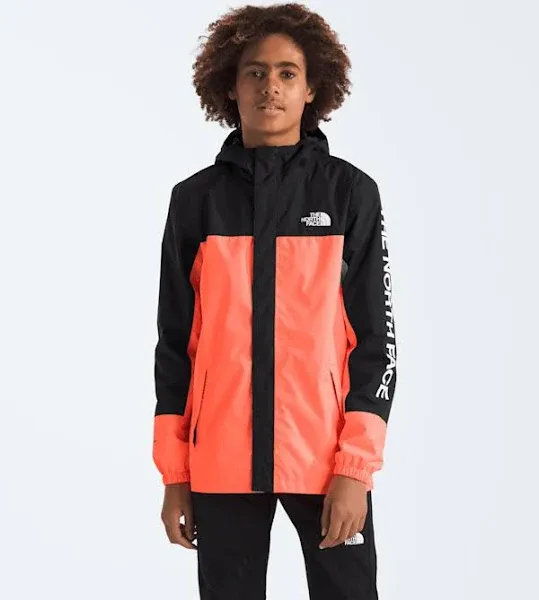 The North Face | Big Boys Antora Rain Jacket - Vivid Flame | Realry