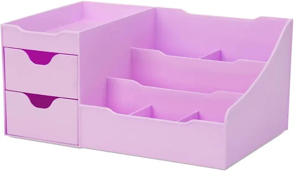 Uncluttered Designs Makeup Organizer with Drawers