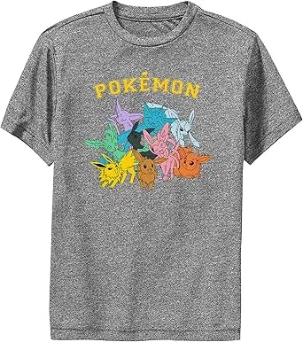 Boy's Pokemon Eeveelutions Performance Tee