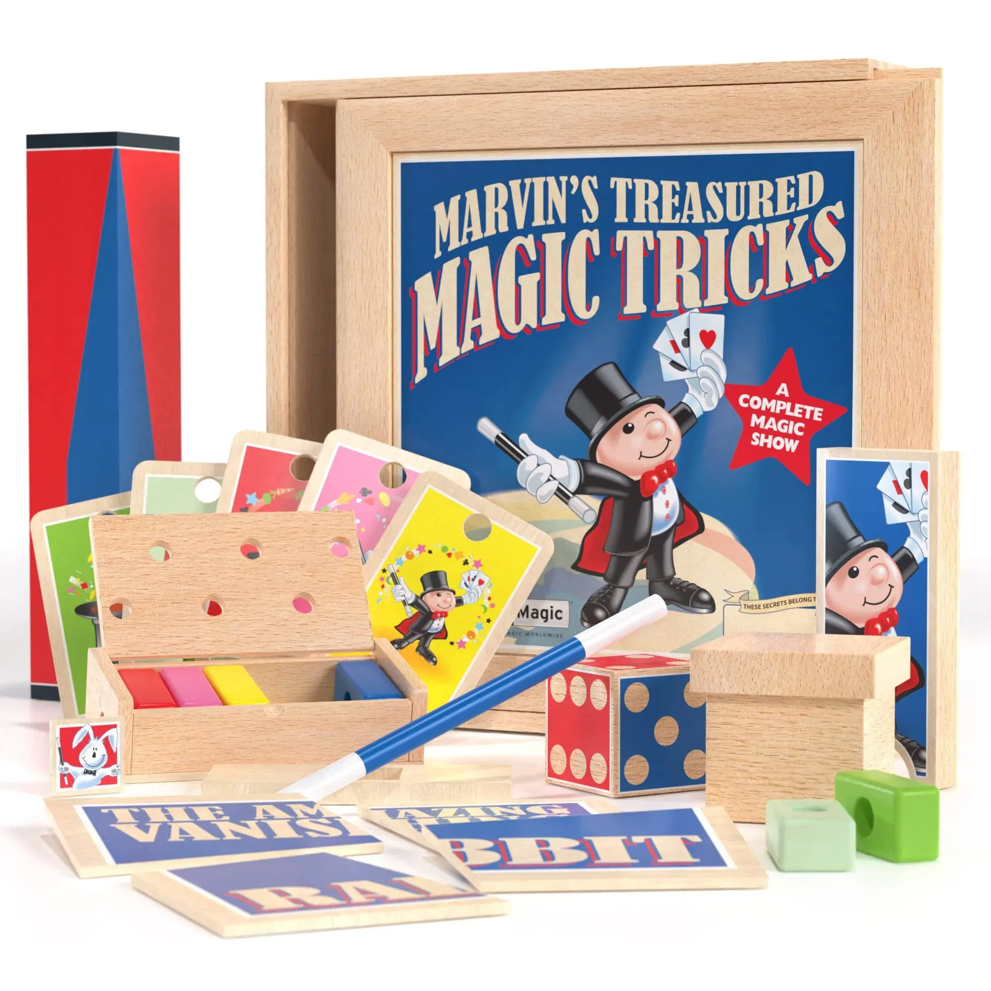 Marvins Magic Treasured Tricks Wooden Magic Tricks