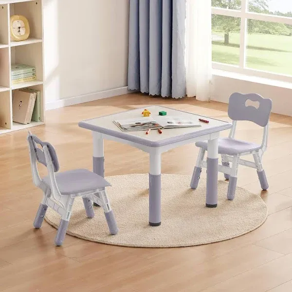 Brelley Kids Table and 2 Chairs Set