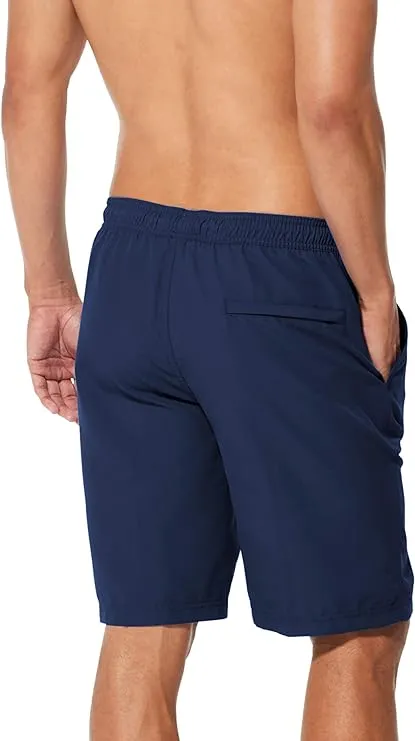 Speedo Men's Swim Trunk Knee Length Volley Comfort Liner Solid