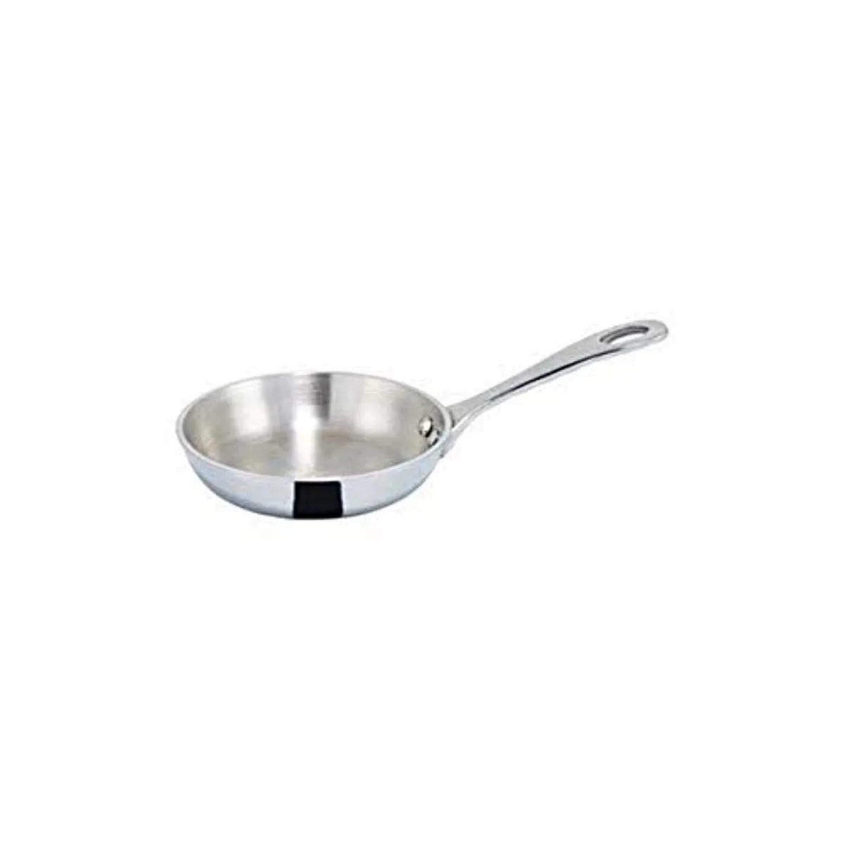 Winco DCFP-4S 4" Try-Ply Stainless Mini Fry Pan