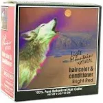 Light Mountain Natural Hair Color Conditioner Bright Red 4 Oz 113 G