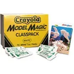 Crayola Model Magic Air Dry Modeling Clay Classpack - white 1 oz. pack of 75