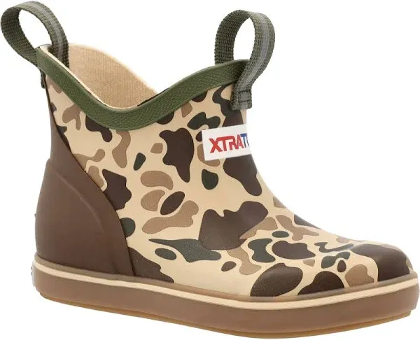 YOUTH XTRATUF ANKLE DECK BOOT DUCK CAMO