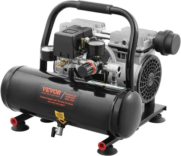 Air Compressor Compact Portable Oil Free Compressor 1 Gallon 90PSI