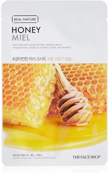 Shop [DEAL]THE FACE SHOP - Real Nature Face Mask - Honey - 1pc