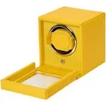 Cub Single Watch Winder with Cover - Yellow