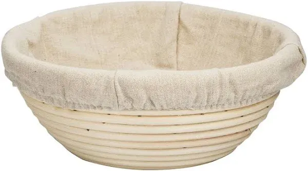  Banneton Brotform Bread Dough Proofing Rising Rattan Handmade 6.3 inch Round