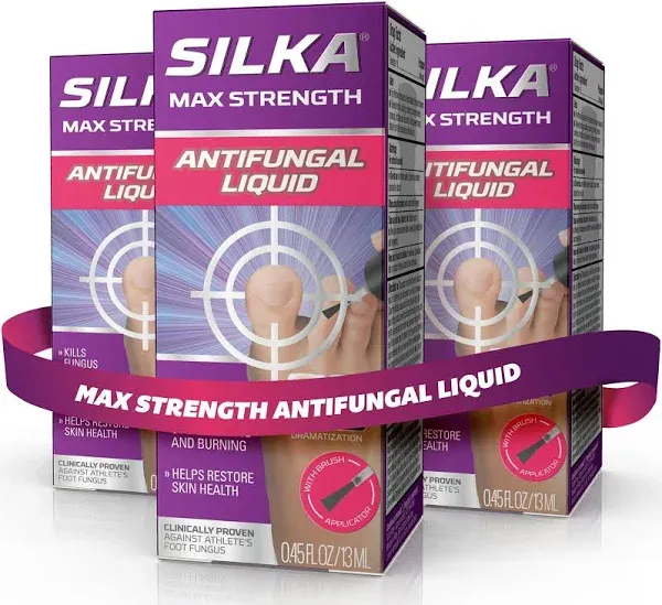 Silka Max Strength Antifungal Liquid With Brush Applicator (0.45 fl oz)