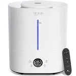 Asakuki Humidifiers for Bedroom Large Room, 4L Cool Mist Top Fill Humidifier with LED Display & Oil Diffuser, Humidity Control, Sleep Mode,