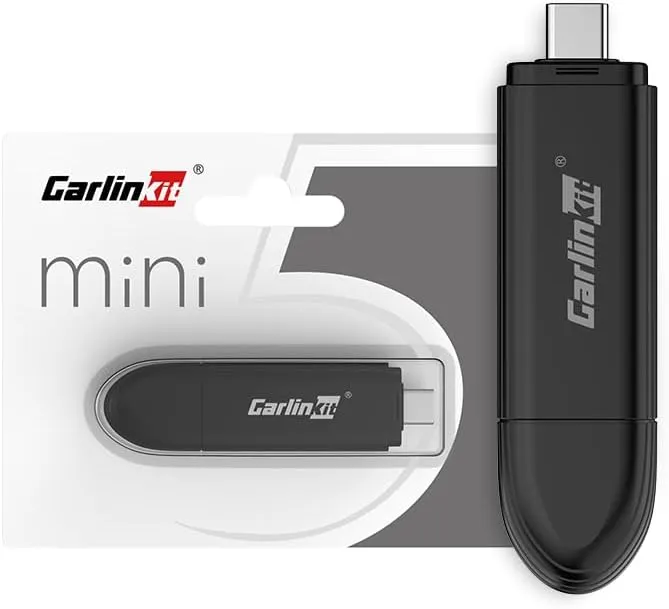 CarlinKit Mini SE Wireless CarPlay for OEM Wired carplay & Apple CarPlay,Compatible with iOS 10 and Above, Fast Connection, No Latency, CarPlay Wireless Adapter