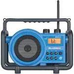 Compact AM/FM/Bluetoot<wbr/>h/Aux-In Ultra Rugged Rechargeable Speaker Digital Tuning