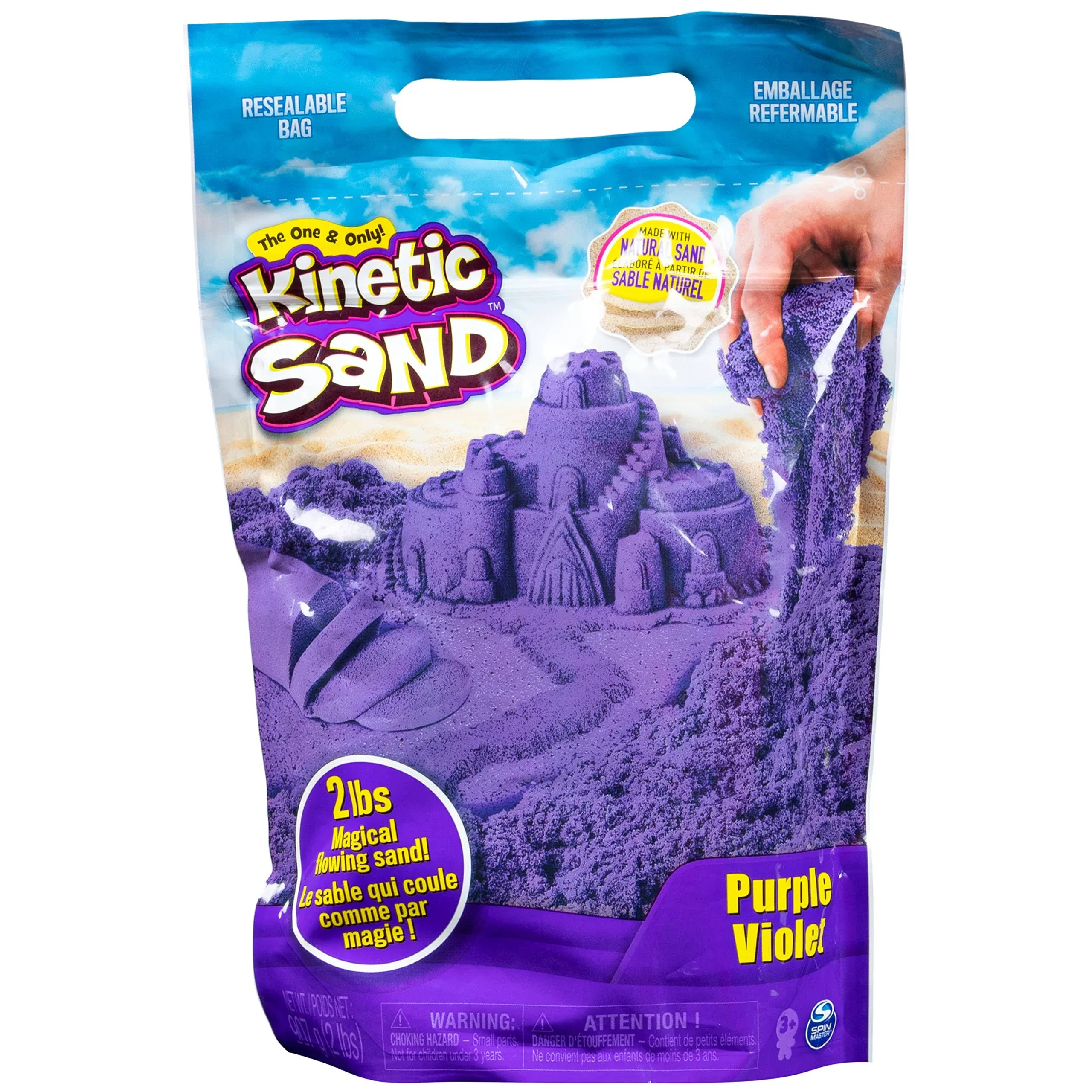 Kinetic Sand 2lb Purple Play Sand