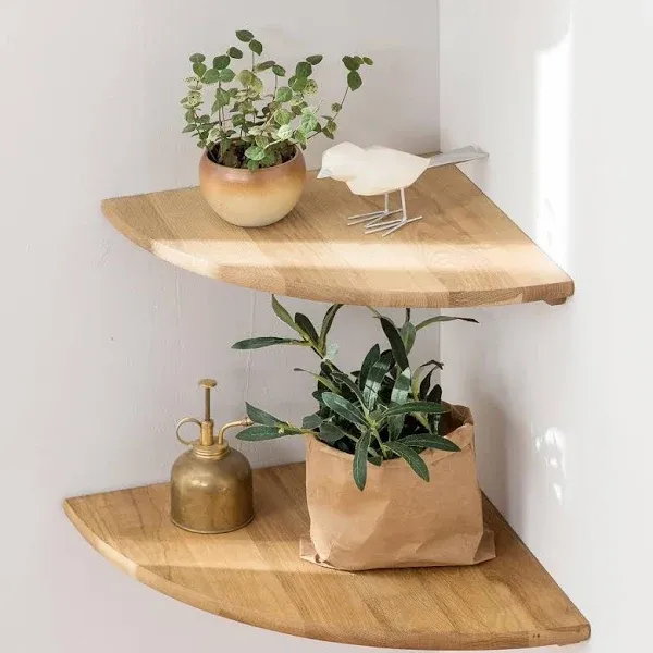 Floating Corner Shelf Set of 2