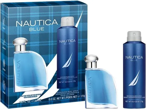 Nautica Blue Men's 2-Pc. Eau De Toilette & Body Spray Holiday Gift Set