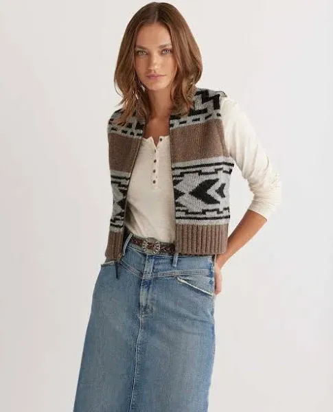 Pendleton Women's Shetland Zip Sweater Vest