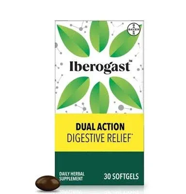 Iberogast Dual Action Digestive Relief Herbal Supplement (0.67 fl oz)