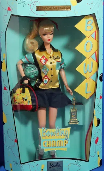 1999 Bowling Champ Barbie Doll  -  MIB -  NRFB !