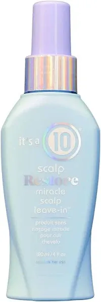 It’s a 10 Scalp Restore Miracle Scalp Leave-In 4 Oz