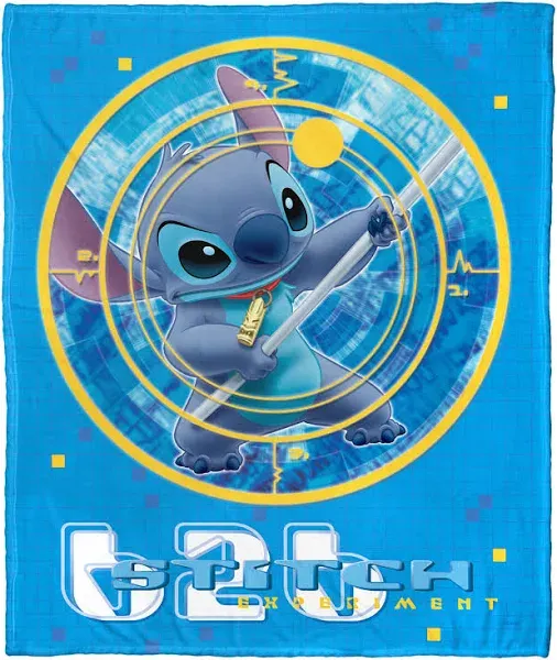 Disney Lilo and Stitch Stitch Stitch Stitch Silk Touch Throw Blanket