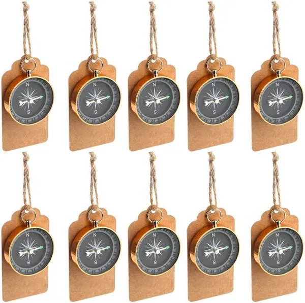 PartyTalk 50pcs Compass Wedding Favors Souvenir Gift